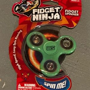 Green Ninja Fidget Spinner * Brand New